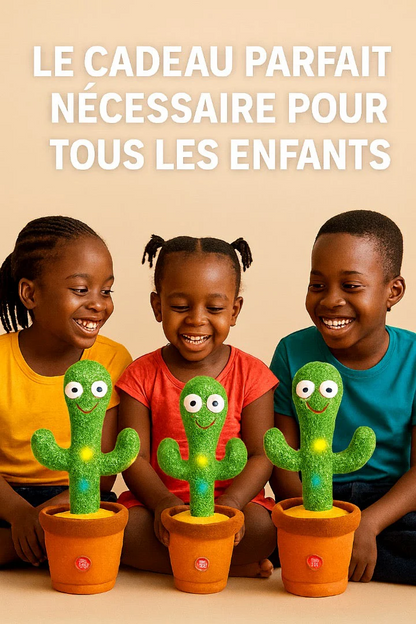 🌵 Cactus dansant et chantant - Le cadeau parfait qui fait sourire tous les enfants.